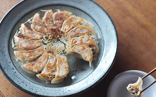ぬか漬けと豚肉の焼餃子｜腸活ナビ｜大正製薬