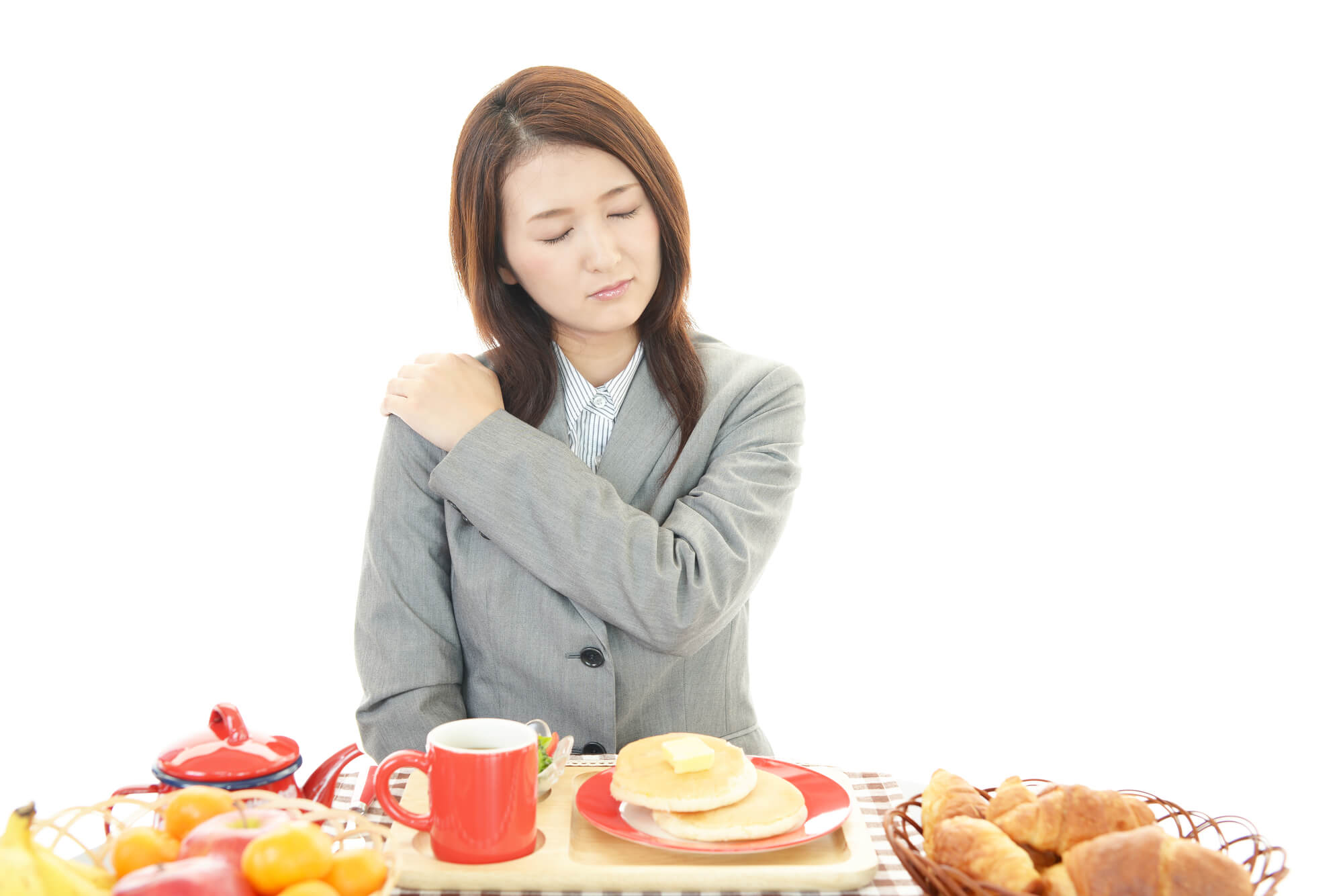 肩こりを解消する食べ物・栄養素｜疲れに効くコラム｜大正製薬